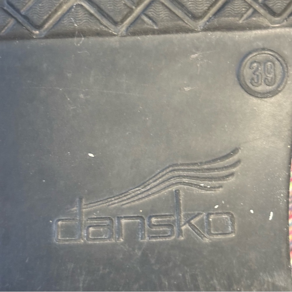 Dansko 39 Professional Style Stripe Clog Shoe Mul… - image 8